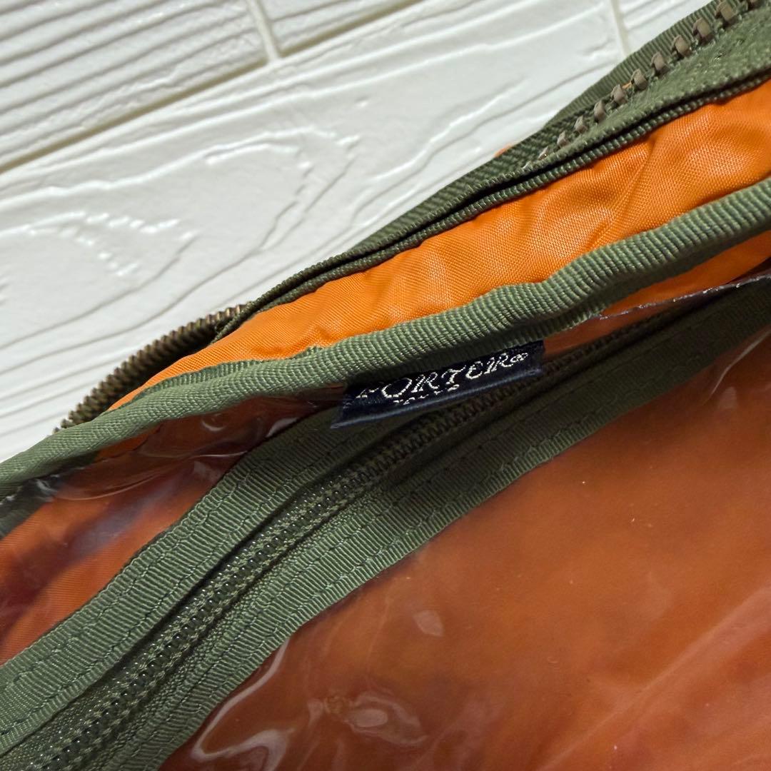 【人気】PORTER タンカー ショルダーバッグ セージグリーン ハーフムーン