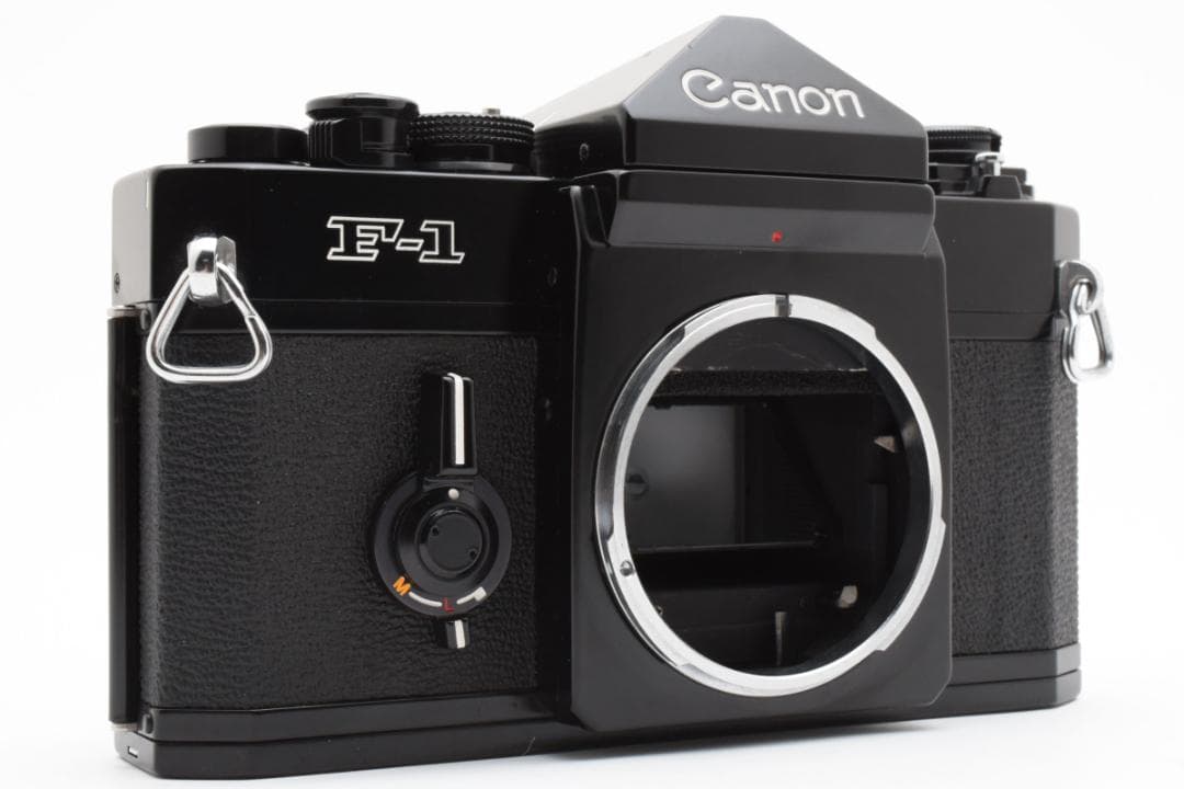 超美品 CANON F-1 後期型 フィルムカメラ モルト新品交換済 M201