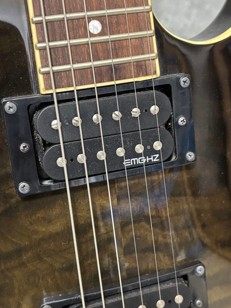 レスポール　ギター　EMG HZ PU付き　ケース付き
