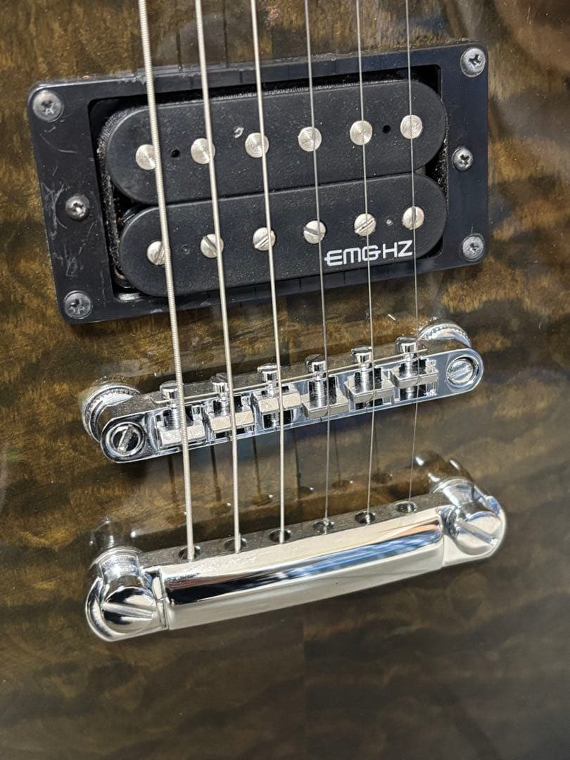 レスポール　ギター　EMG HZ PU付き　ケース付き