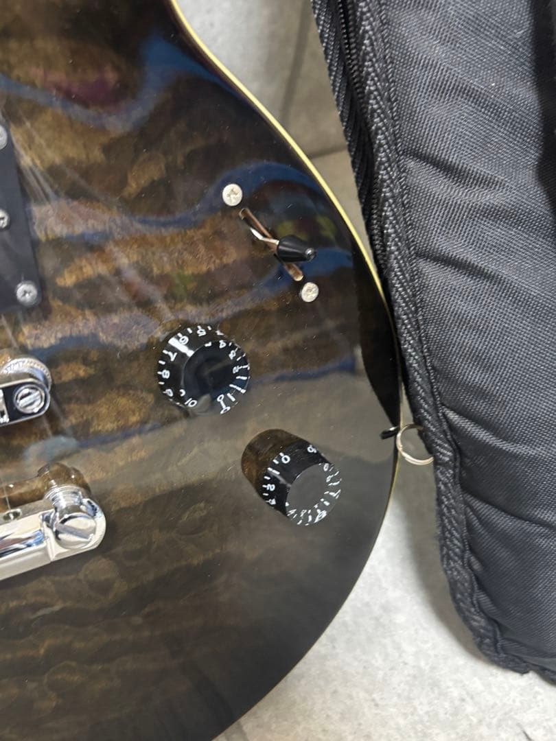 レスポール　ギター　EMG HZ PU付き　ケース付き