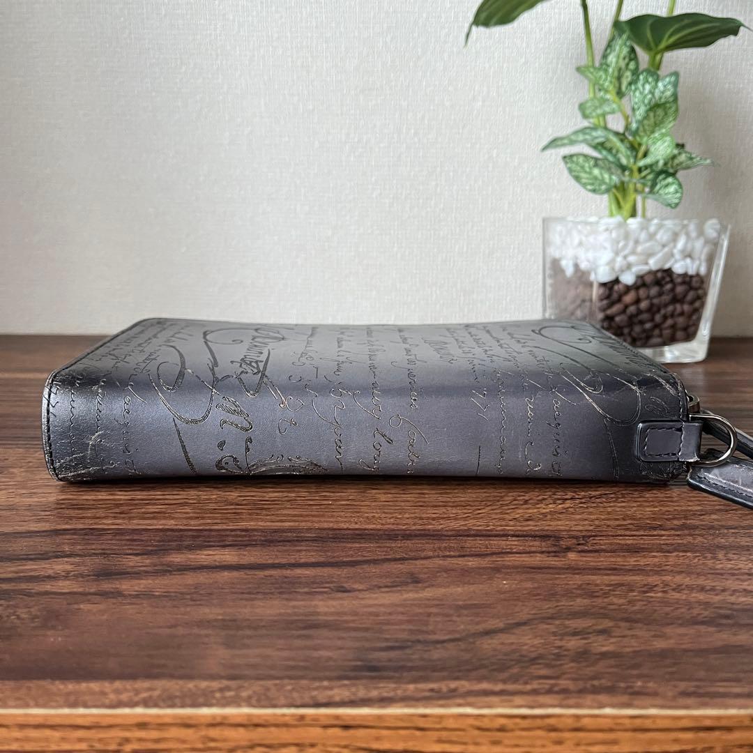 【美品！！】ベルルッティ オーガナイザー タリ 長財布 カリグラフィー グレー