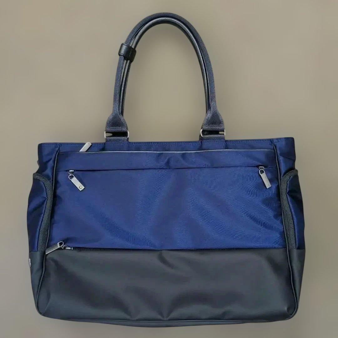 ace. エース トートバッグ ブルー/ブラック