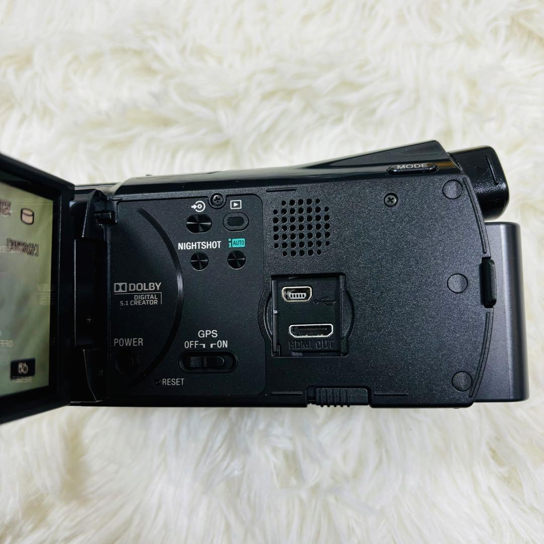 【美品】SONY HDビデオカメラ HDR-XR550V バッテリー2個付き