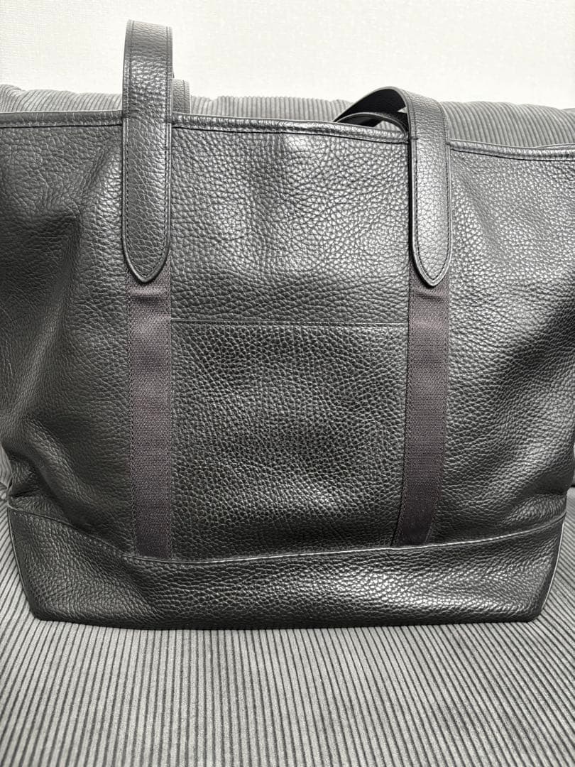 コーチ　トートバッグ　A4 大容量　肩掛け　シボ革　ビジネス　ブリーフケース