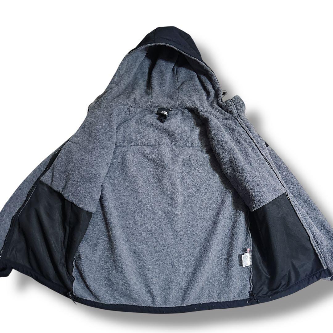 ノースフェイス デナリフーディ ポーラテック Mサイズ グレー 極暖