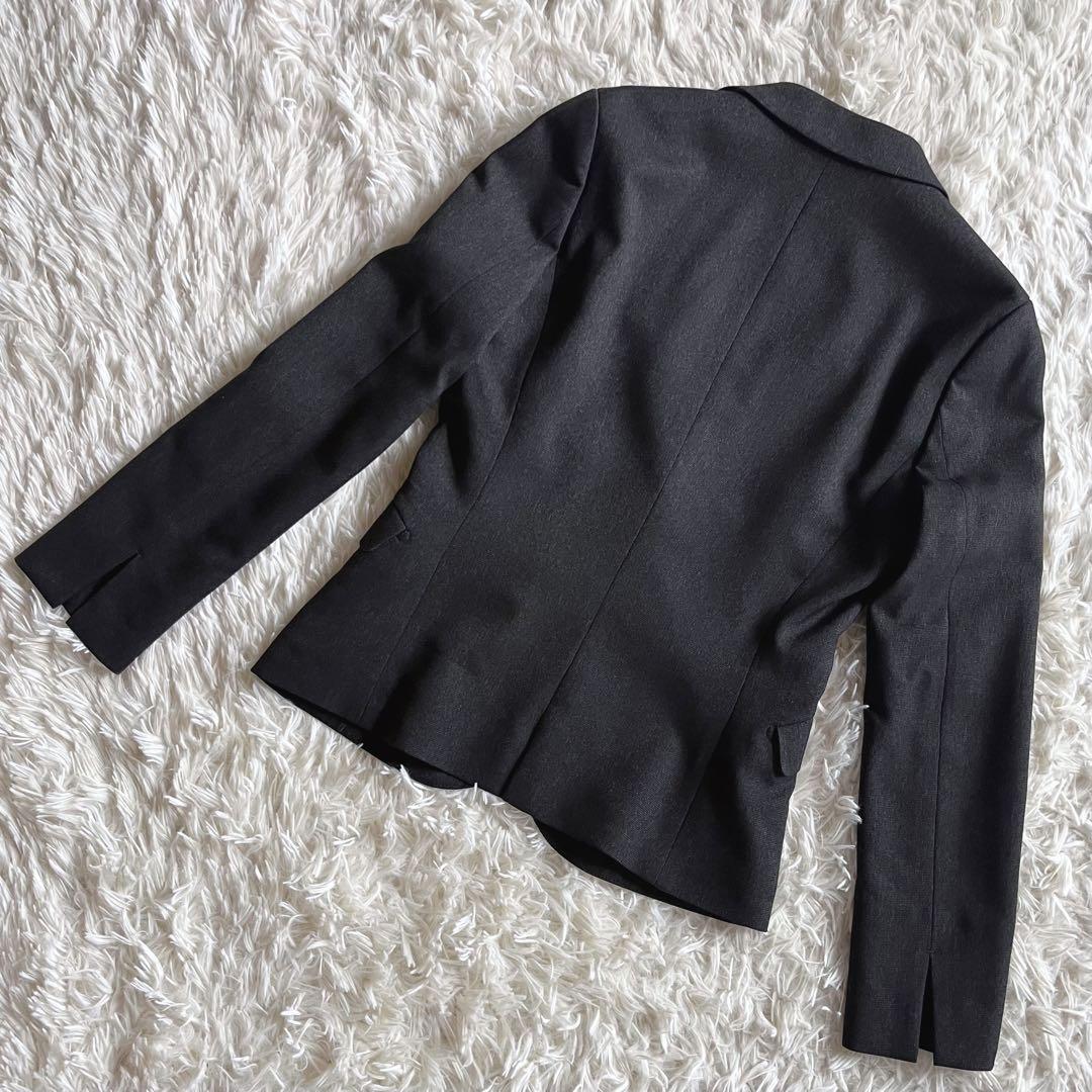 【2点まとめ】オリヒカ　パンツスーツ　グレー+レミュー　セットアップ　ネイビー