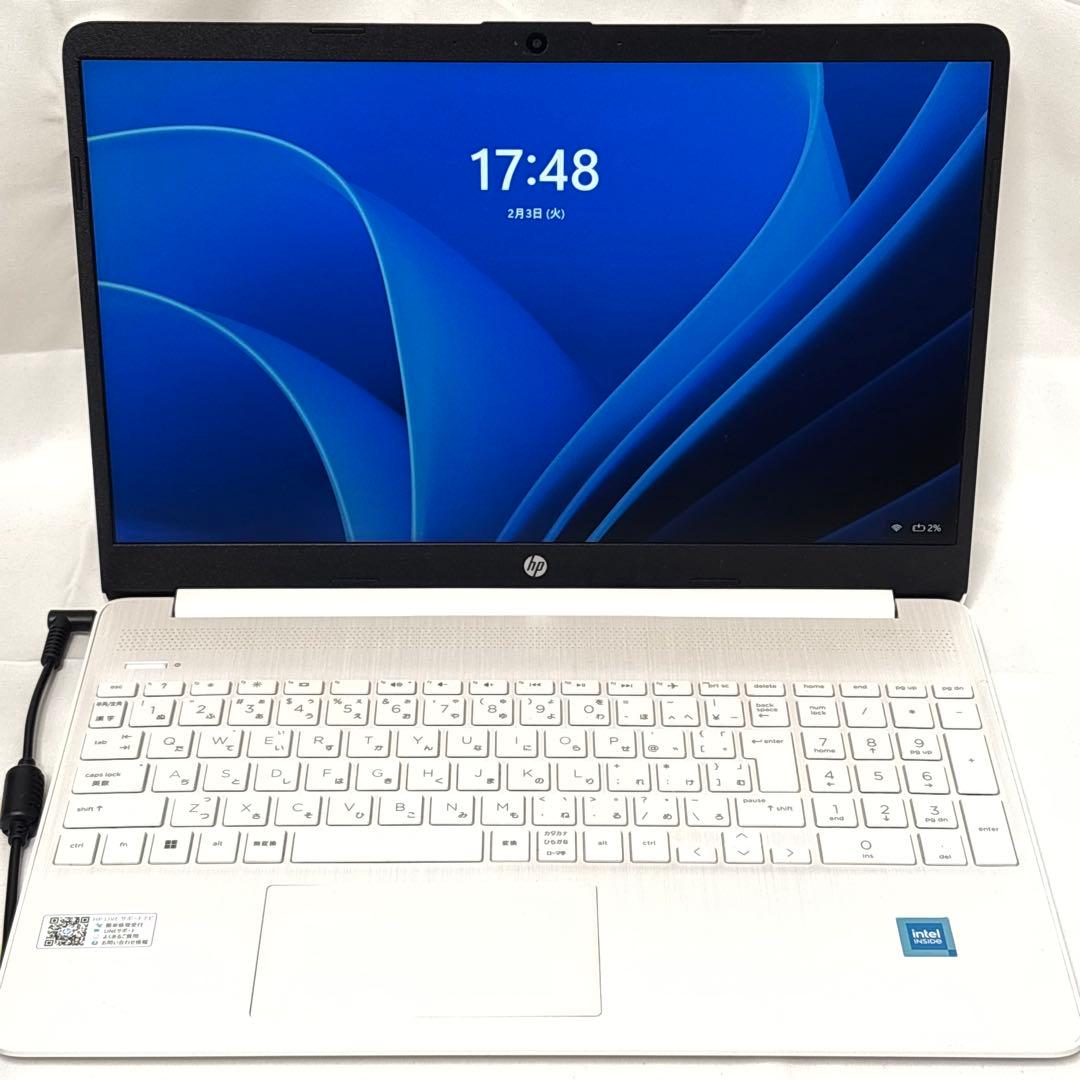 HP ノートPC ホワイト 15s-fq3034TU