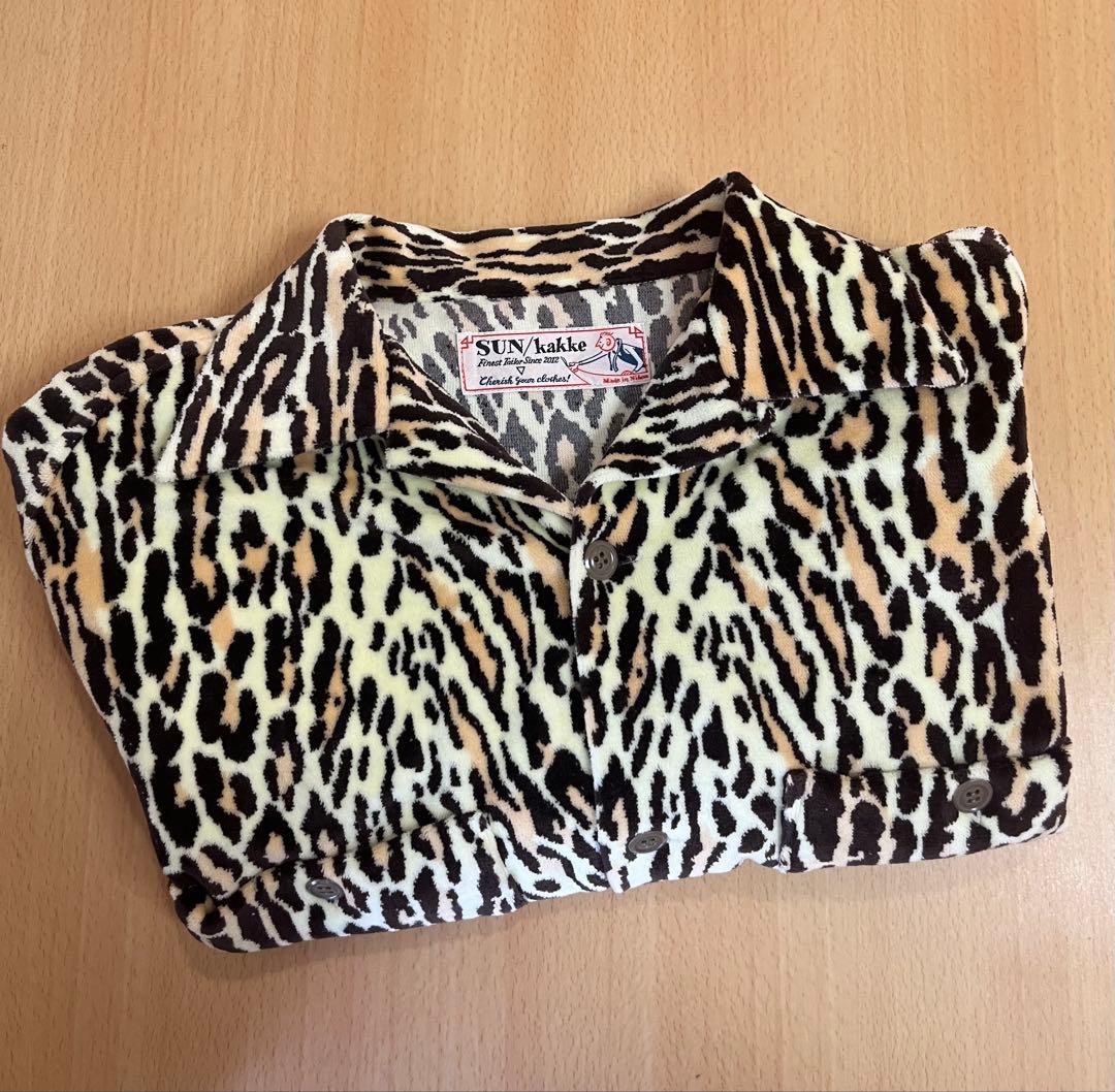 SUN/KAKKE サンカッケー レオパード　オープンカラー　【極美品】