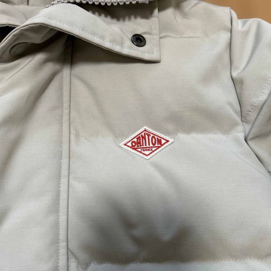 【美品・ダントン】ファー付きダウンジャケット