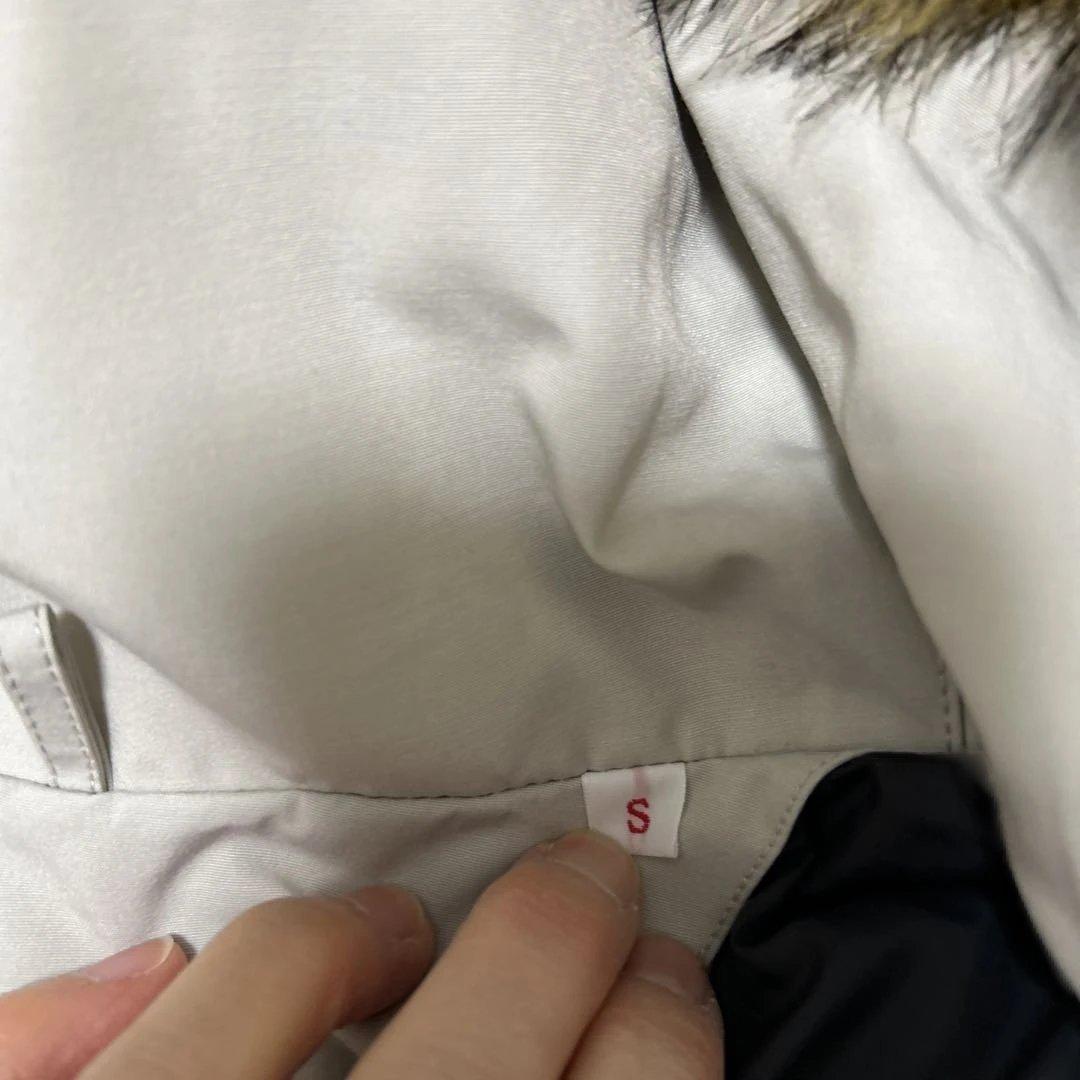 【美品・ダントン】ファー付きダウンジャケット