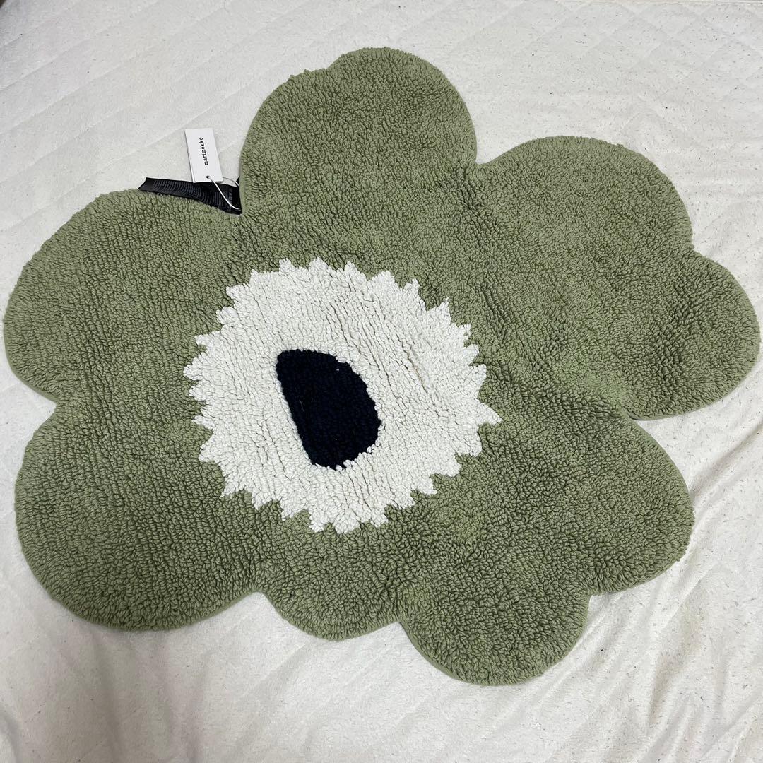 marimekko ウニッコ　バスマット　ライトグリーン