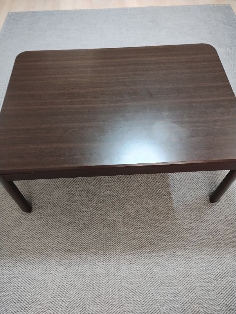 KIRA【値下げ中】木製ダークブラウン長方形こたつ　ニトリ