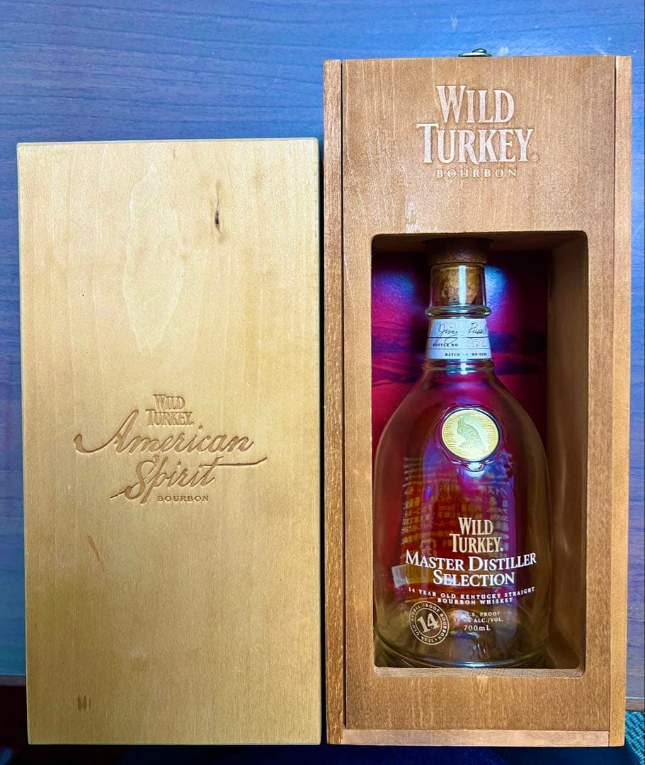 【空瓶】wild turkey：master distiller/ spirit