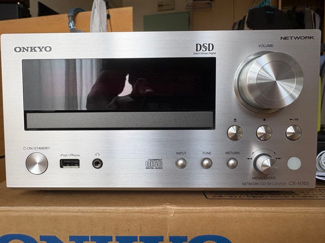 【美品】ONKYO CR-N765(S) ネットワークCDレシーバー