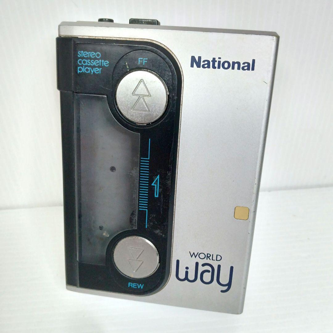 ナショナル　RQ-J2　WORLD WAY　通電確認　ウォークマン　ジャンク品