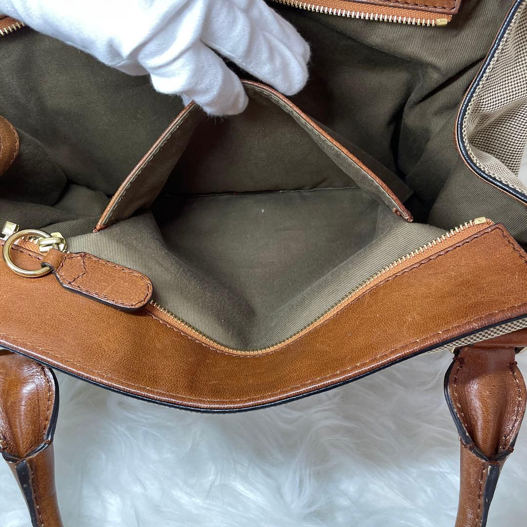 Chloé クロエ ボストンバッグ トート ロゴバッグ キャンバス Chole