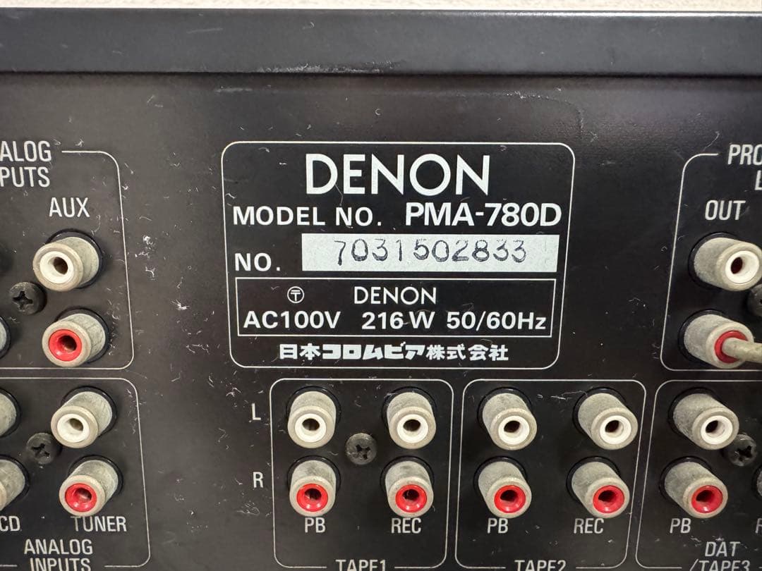 DENON PMA-780D プリメインアンプ⭕️ジャンク品⭕️