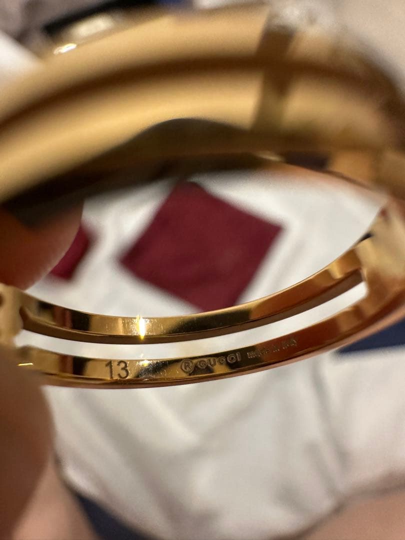GUCCI ゴールドリング サイズ13
