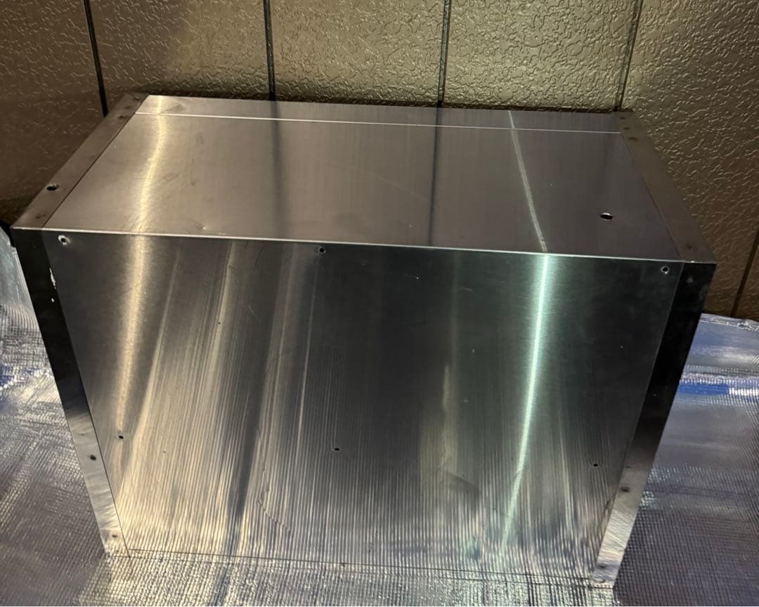 スライド扉式　吊り棚　ステンレス製品　食器棚　収納棚　中古品