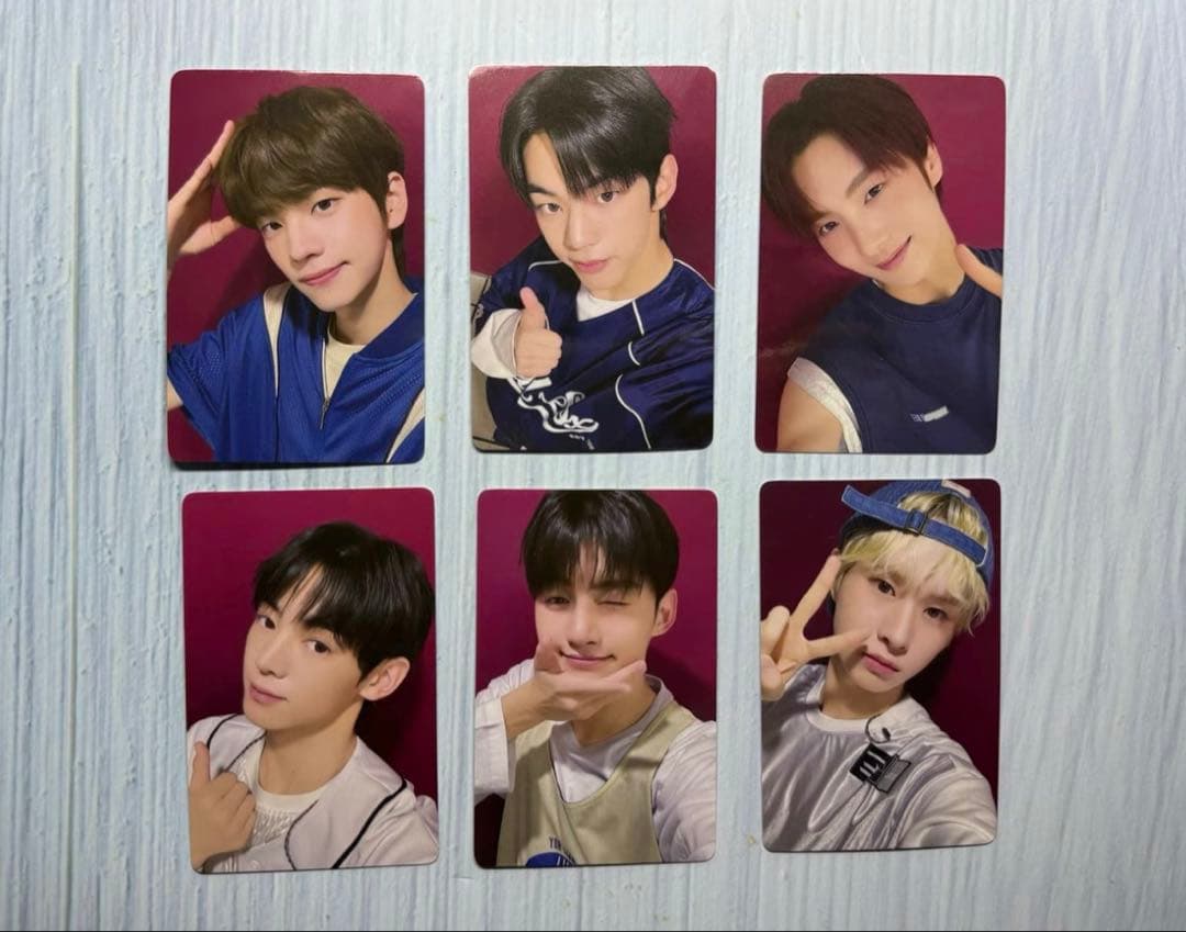 TWS mini2 中華 一直娛 yzy 1.0 トレカ 6枚セツト