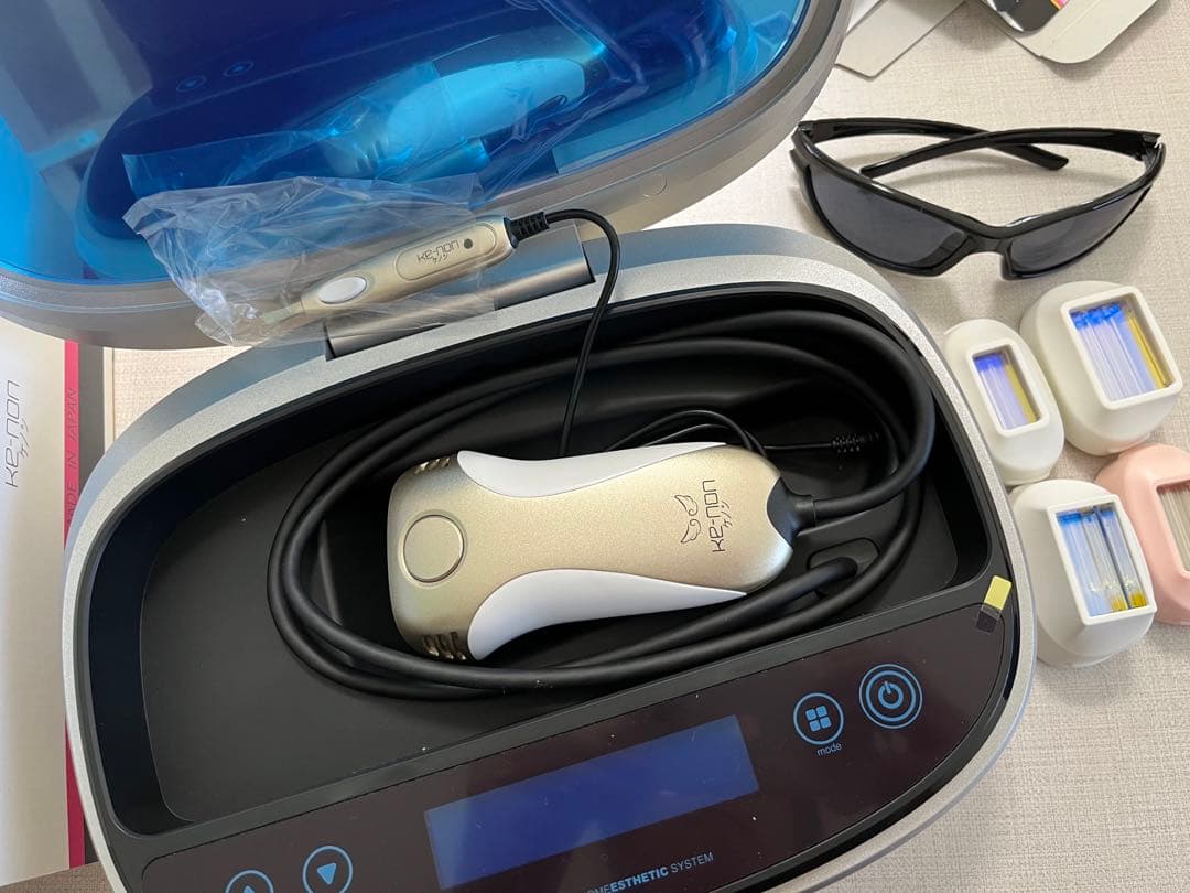 ケノン 脱毛器 ver.7.2 ☆カートリッジ4個付