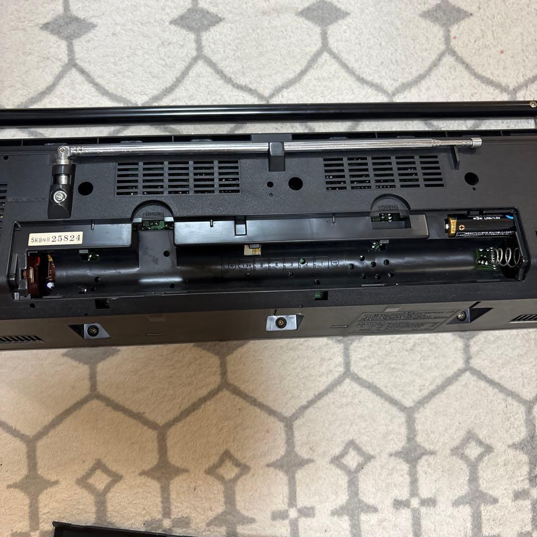 National ラブコール RX-FW50 ブラック レトロ ラジカセ