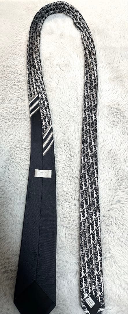 Christian Dior ネクタイ　シルク　オブリーク柄