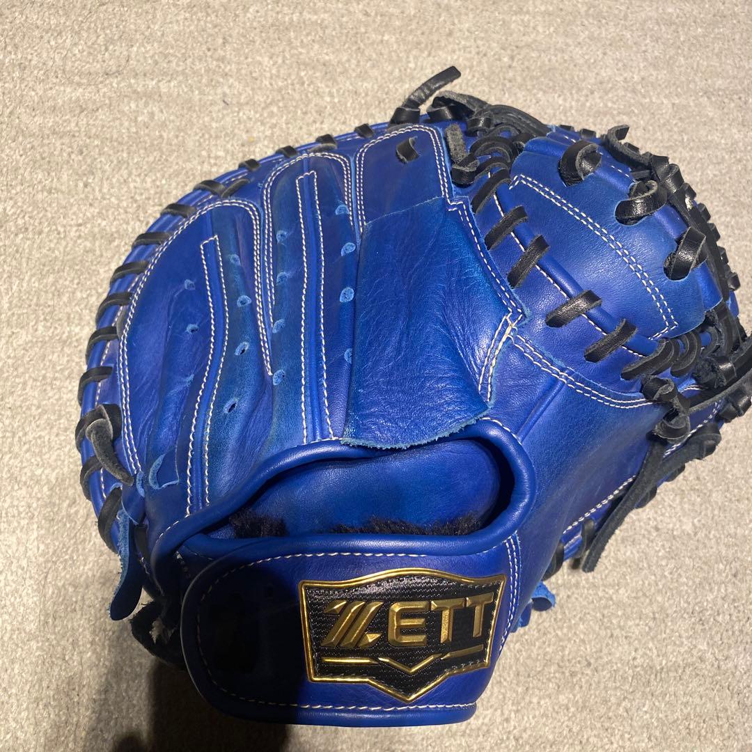 ZETT 少年野球　キャッチーミット　ロイヤルブルー