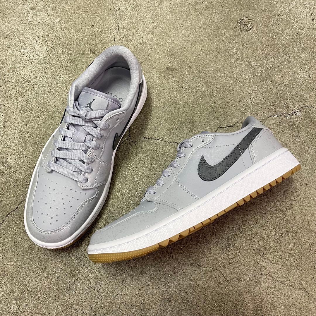 シューズ(女性用) Nike Air Jordan 1 Low Golf Wolf Grey Gum