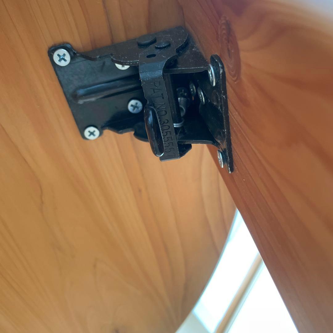 ひのき　ちゃぶ台　幅90cm（折りたたみ可）