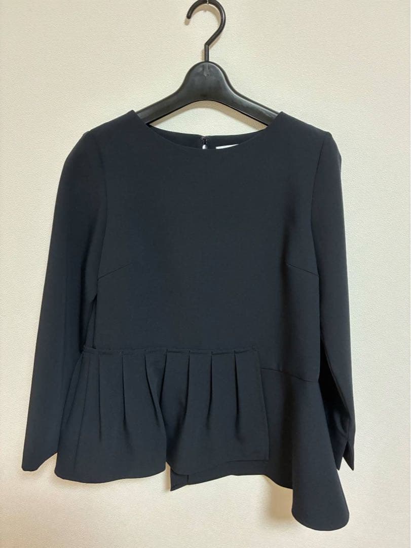 PLST セットアップ　ティアードブラウス　パンツ　ネイビー　卒業式　入学式