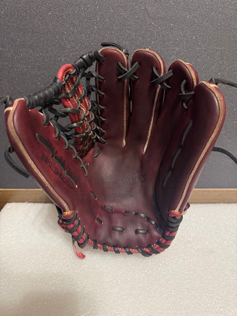 ★極美品★ NIKE ナイキ 軟式外野手用 謝道 SHADO 最上位 型付け◎