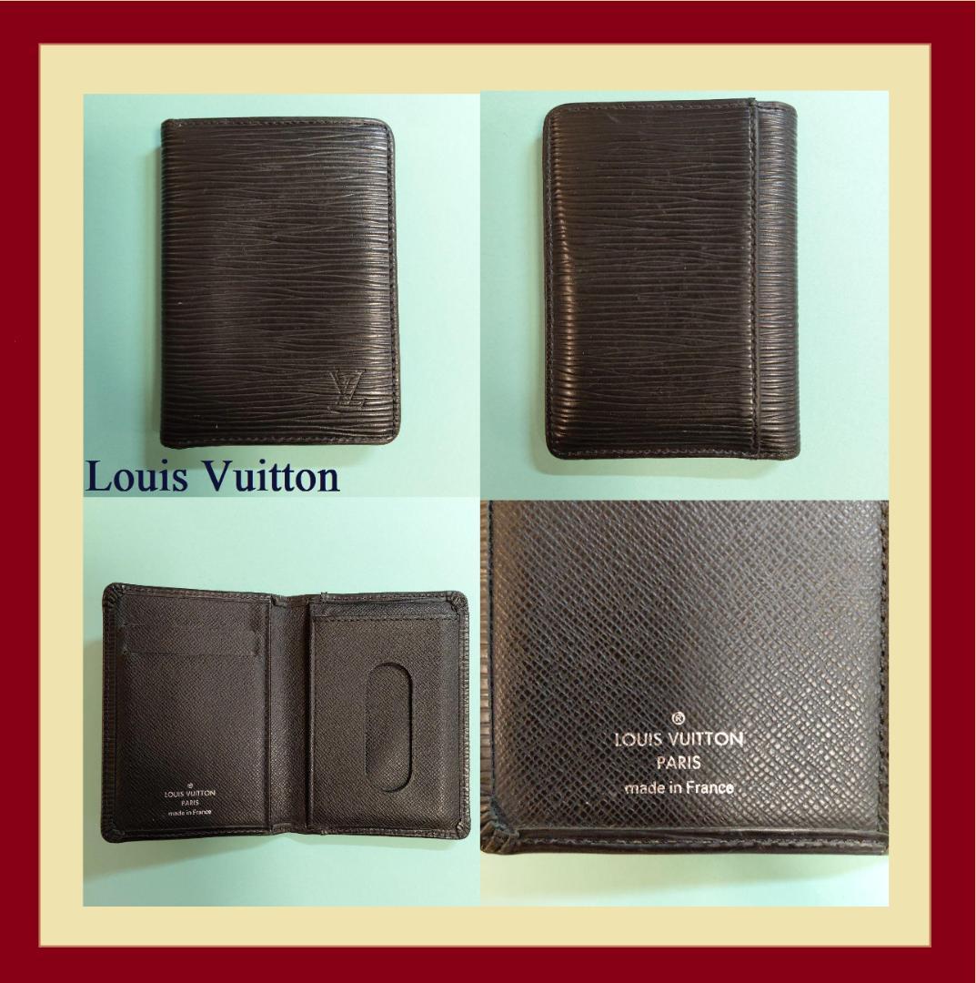 Louis Vuitton エピ　ポルトカルト パスヴェルティカル（黒）