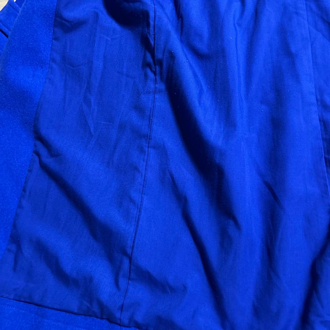 美品　ミラオーウェン　ロイヤルブルー　ロング　ダッフルコート　ブルー