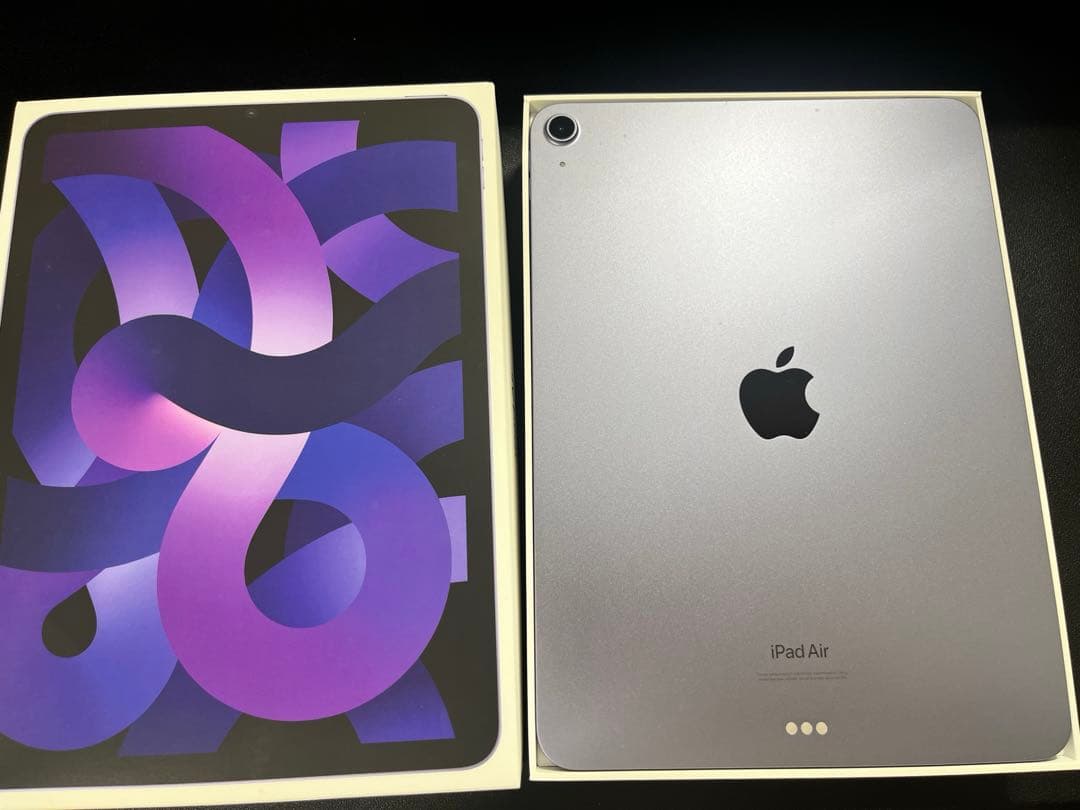 【明日発送】iPad Air5 パープル 本体・カバー