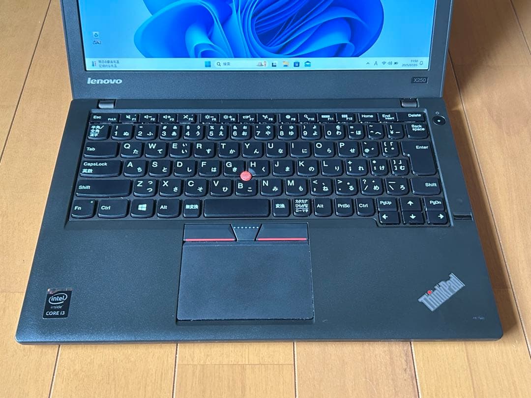 Windowsノート本体 Lenovo Thinkpad X250 Windows11