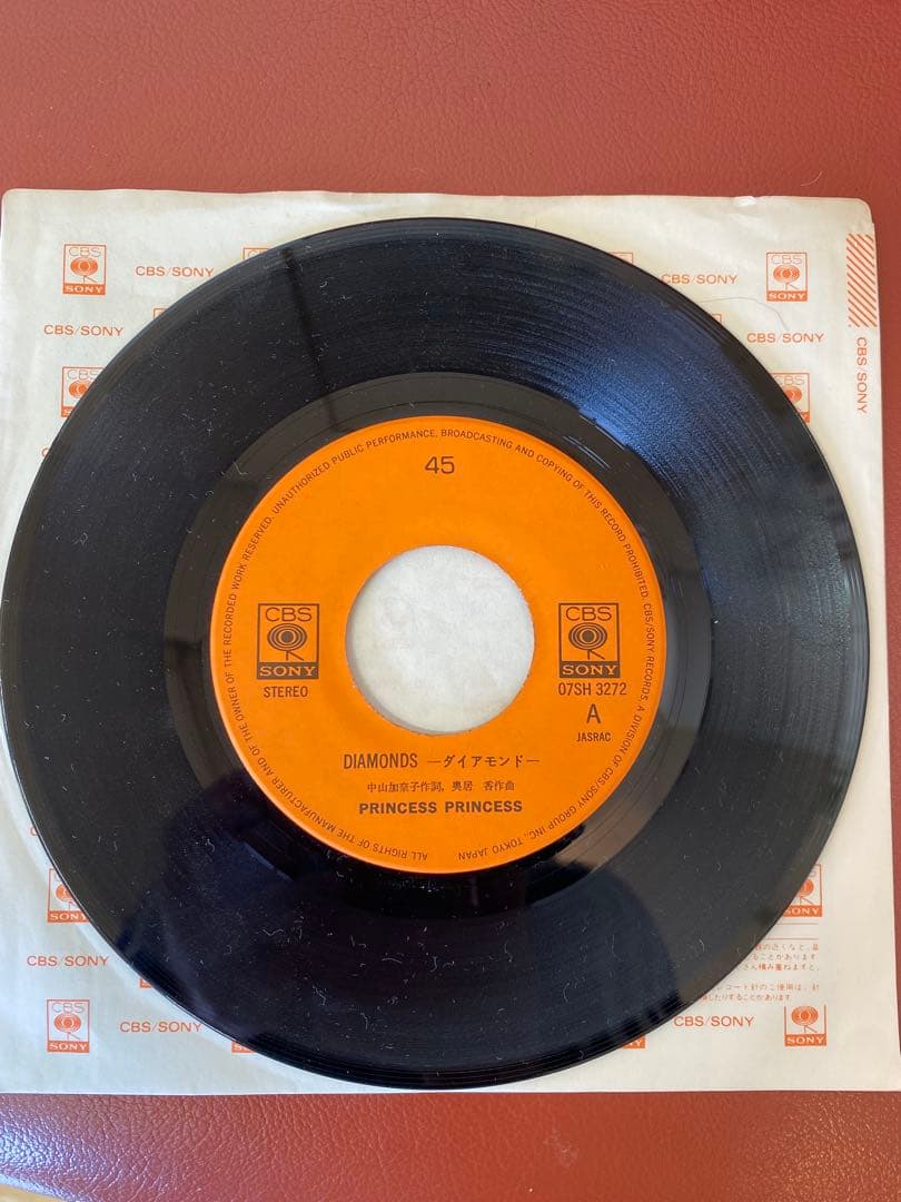 希少盤】プリンセスプリンセス / Diamonds ／M（エム）　7インチ