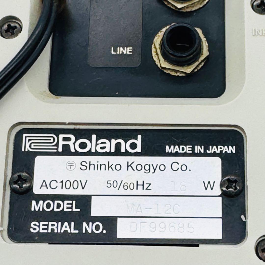 Roland MA-12C マイクロモニター ローランド 動作確認済 1台