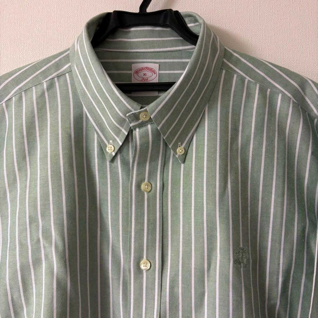 最高級 美品 Brooks Brothers GF BDシャツ 長袖 羊刺繍XL