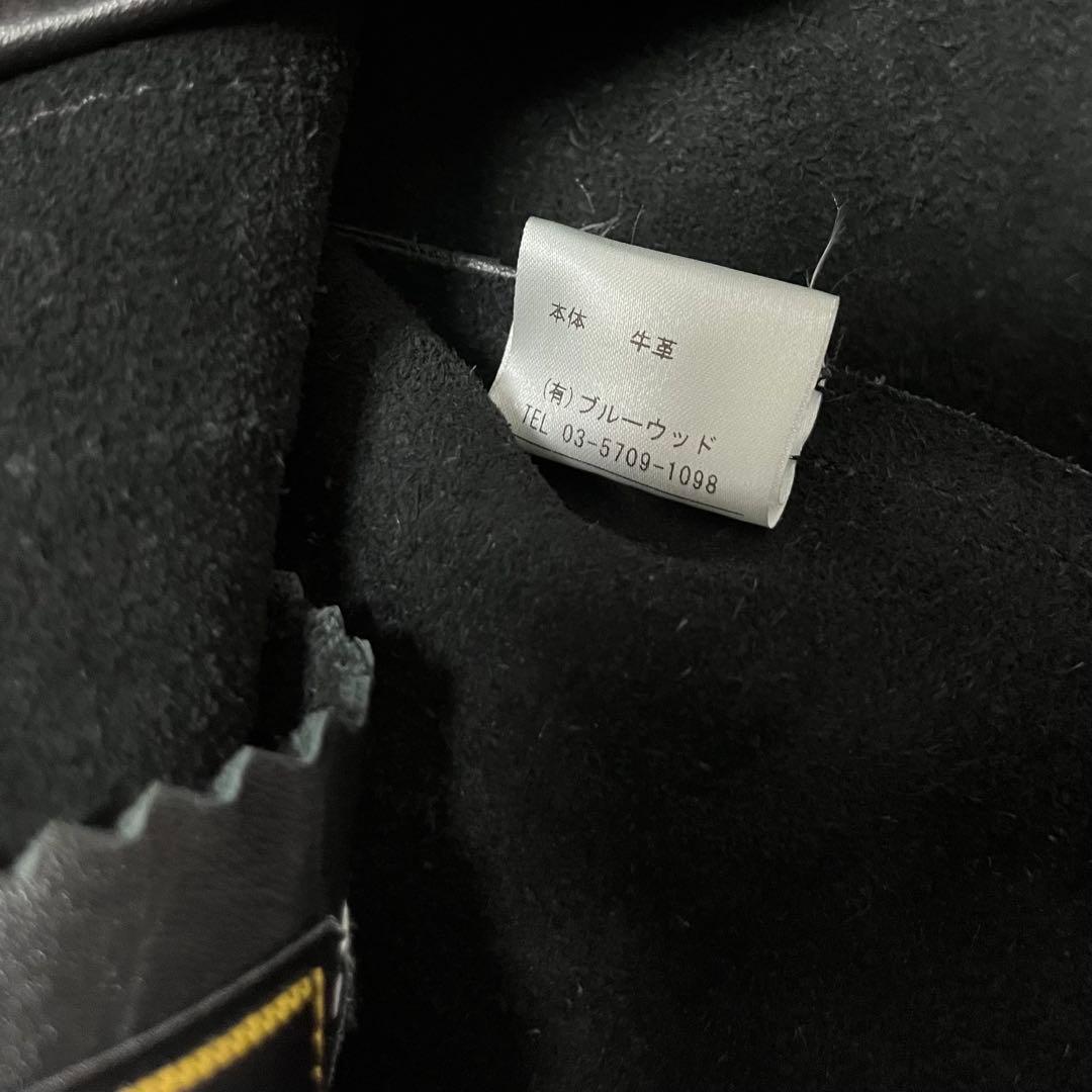 【2次流通最安値】VANSON レザートート Ron Harman別注 牛革 黒