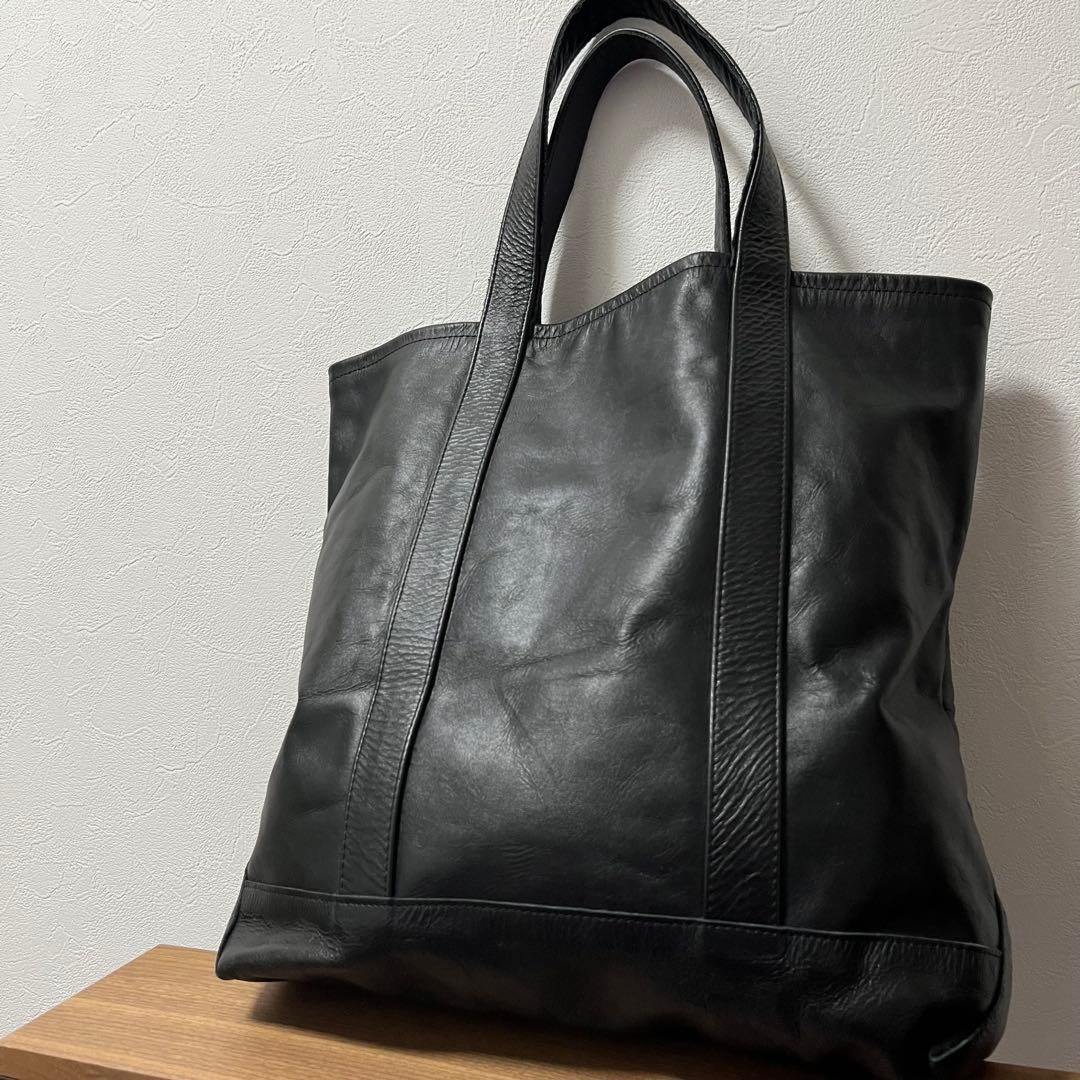 【2次流通最安値】VANSON レザートート Ron Harman別注 牛革 黒