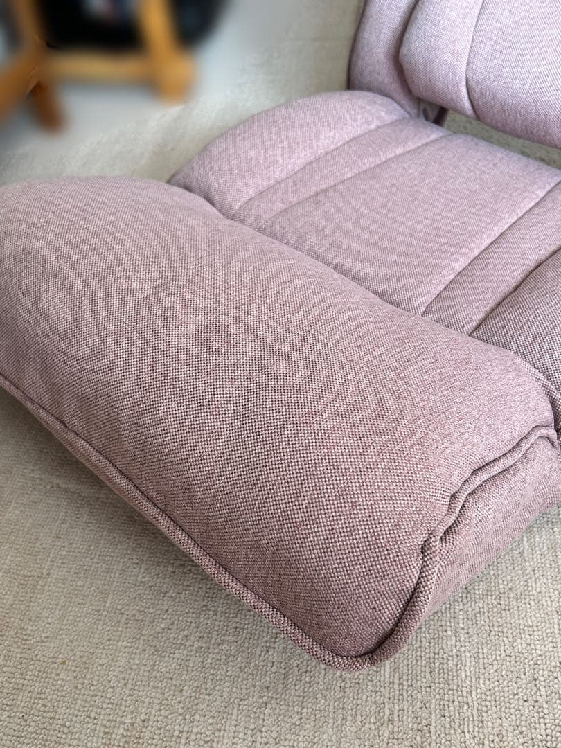 腰の神様がくれた座椅子PLUS・ハイバックリクライニング座椅子・ピンク