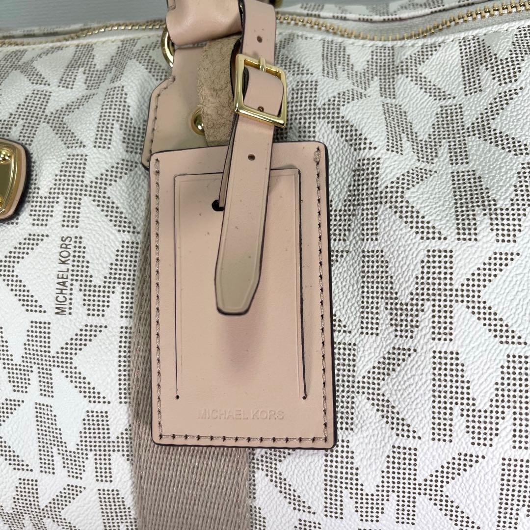 【すず 様✨】マイケルコース特大ボストンバッグレザーPVC総柄2WAY