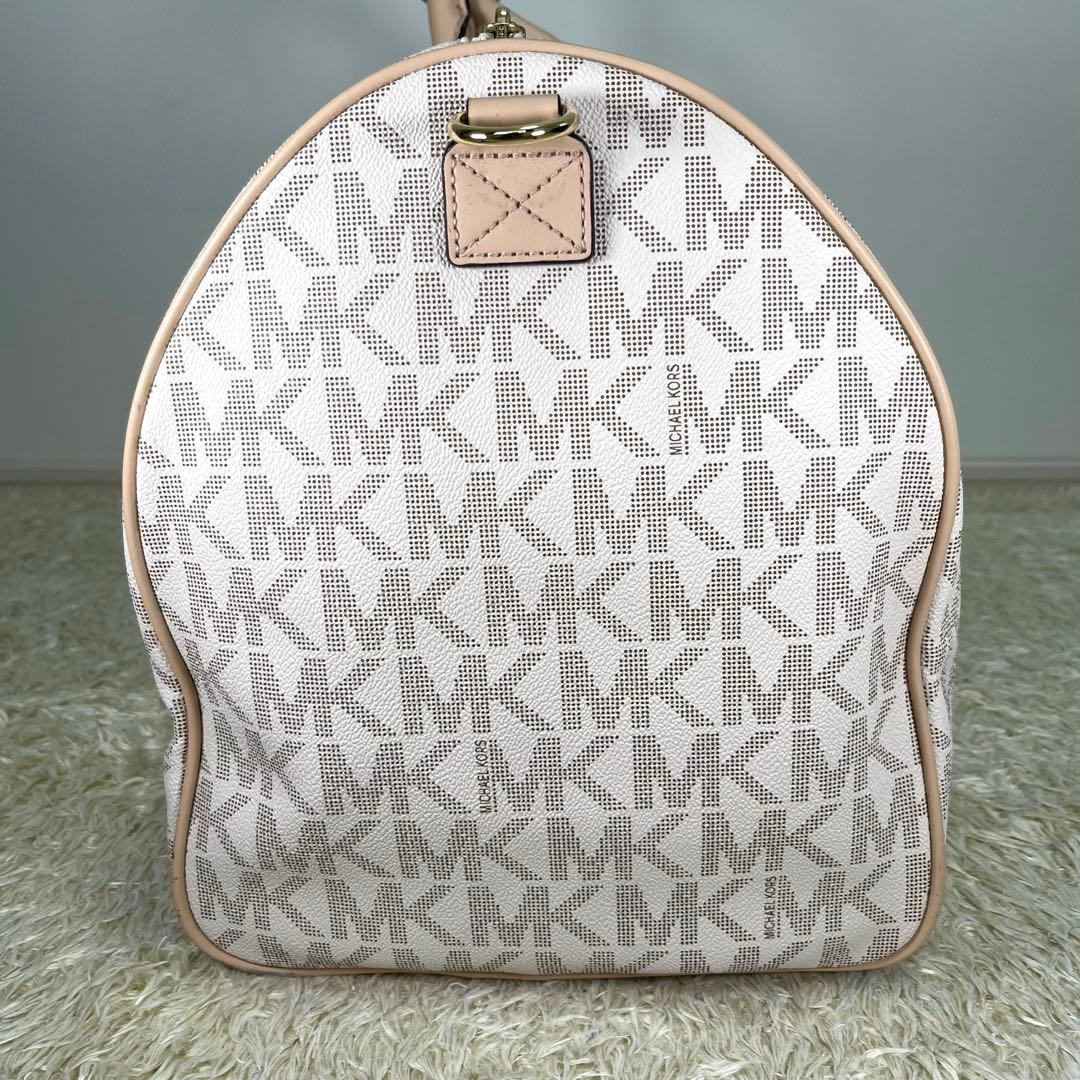 【すず 様✨】マイケルコース特大ボストンバッグレザーPVC総柄2WAY