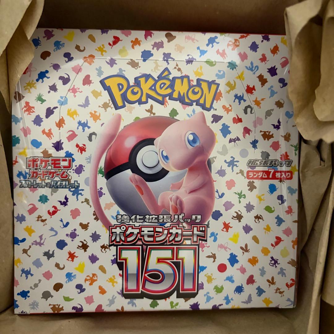 ポケモンカード 151 BOX シュリンク付き　ポケモンセンターオンライン