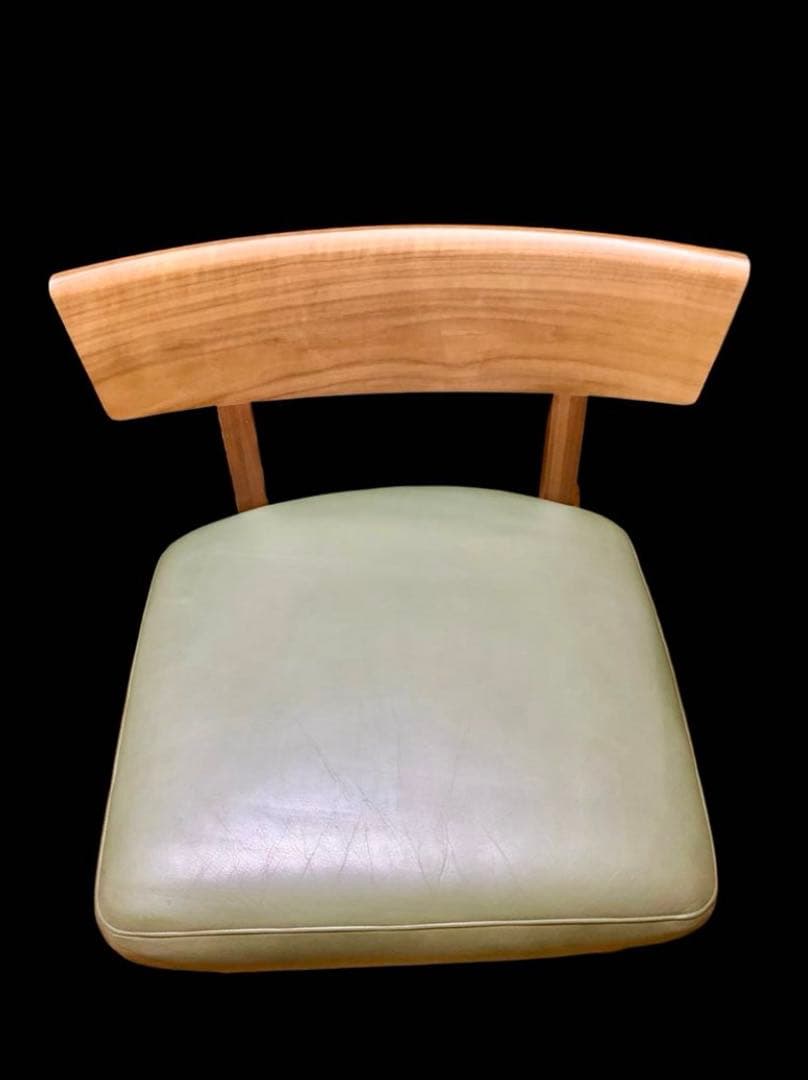 カリモク 1人掛けソファー グリーン