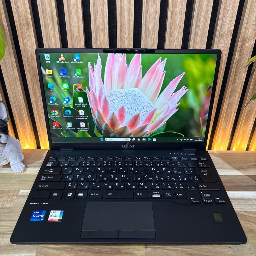 極美品‼️LIFEBOOK☘️最高峰i7☘第11世代☘️フルHD☘最新ノートパソコン