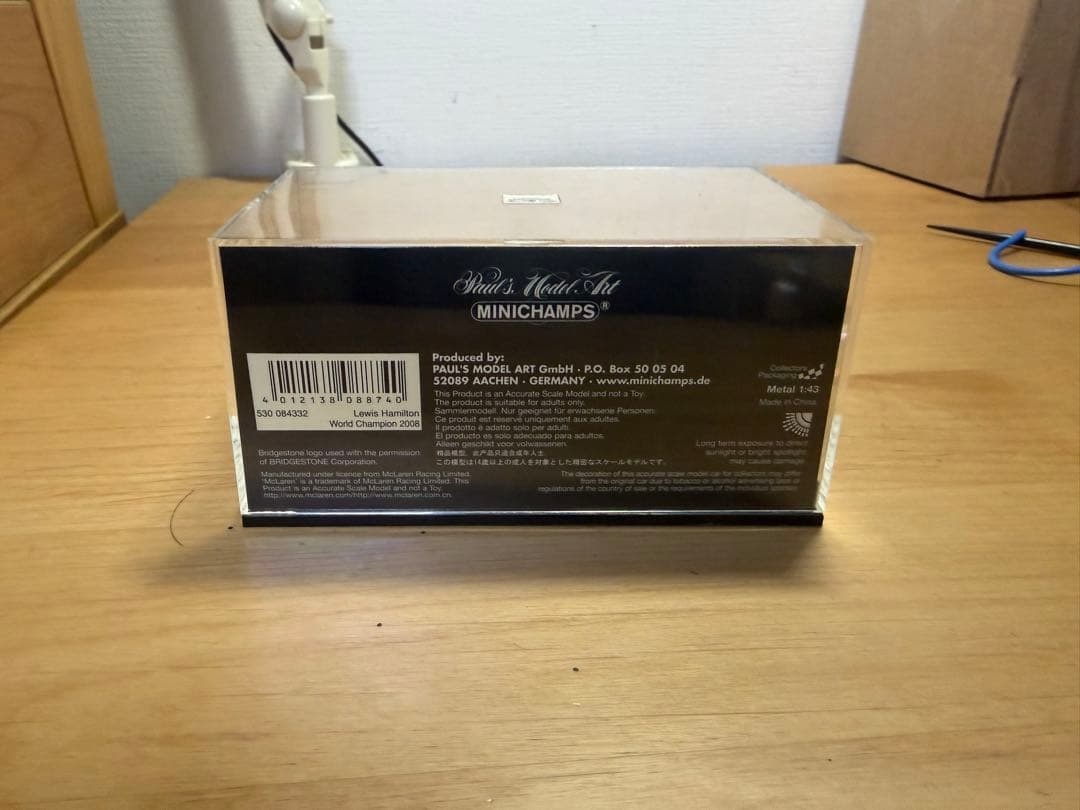 ミニチャンプス 1/43 マクラーレン MP4-23 ルイス ハミルトン
