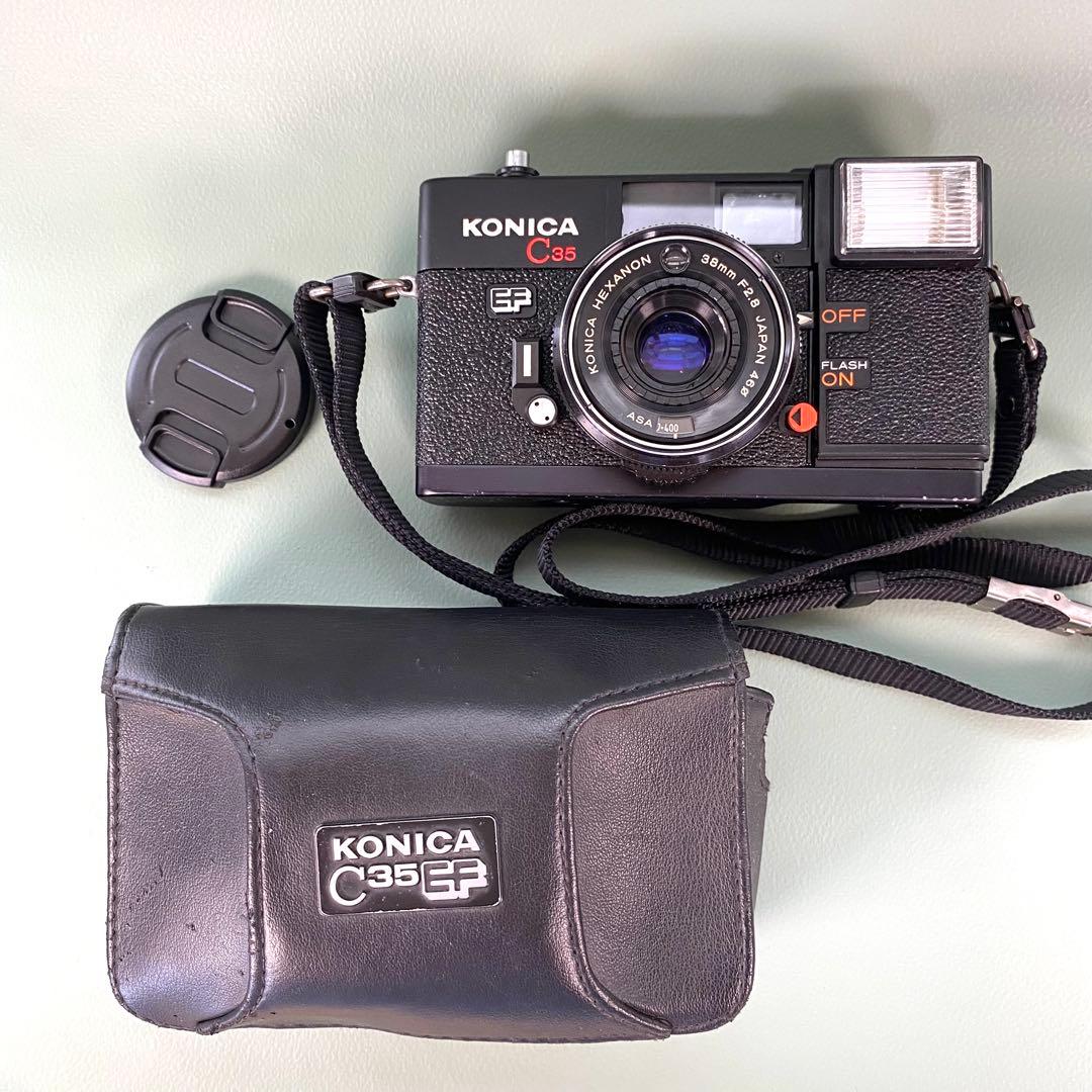 【作動保証1ヶ月】　整備済、完動品/ コニカ Konica C35 EF